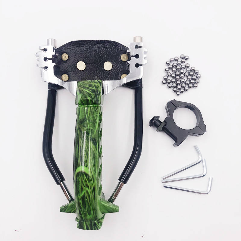 Lance-pierre pliable en alliage avec appui-poignet — miniature 3