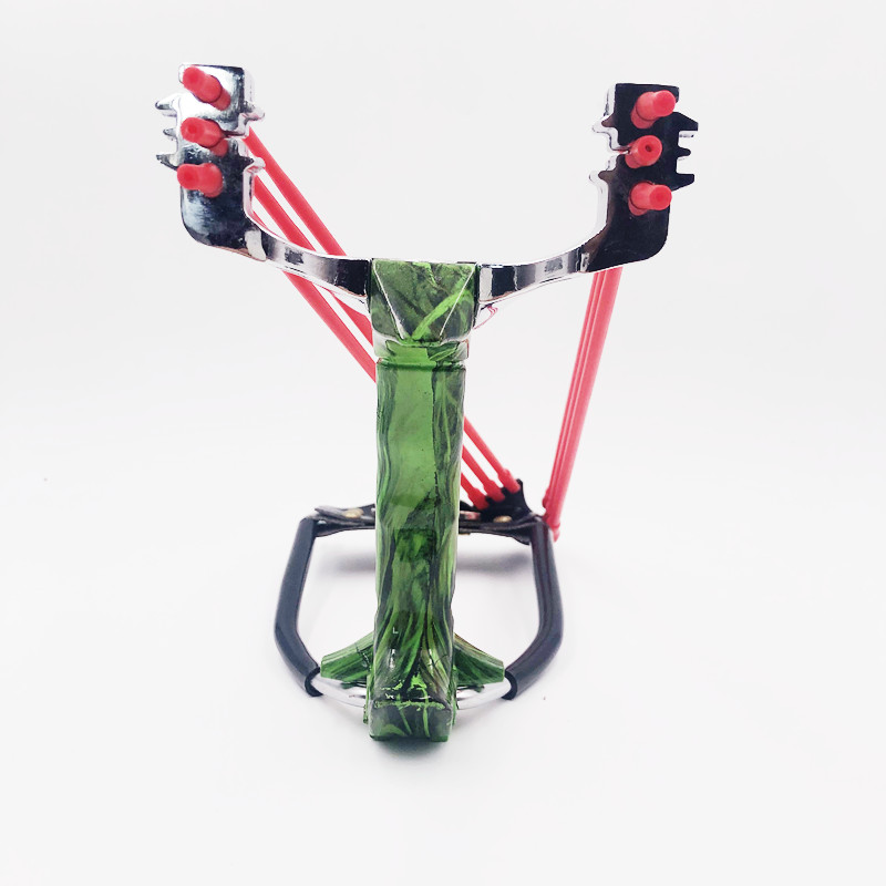 Lance-pierre pliable en alliage avec appui-poignet — miniature 2