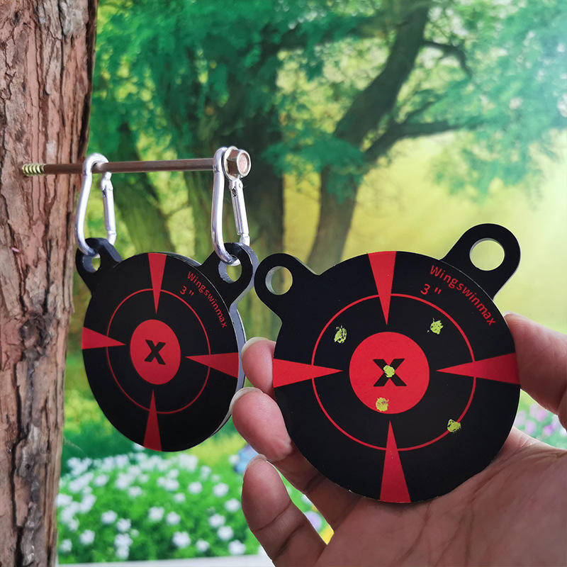 Cible panda en acier inoxydable pour lance-pierre — miniature 2