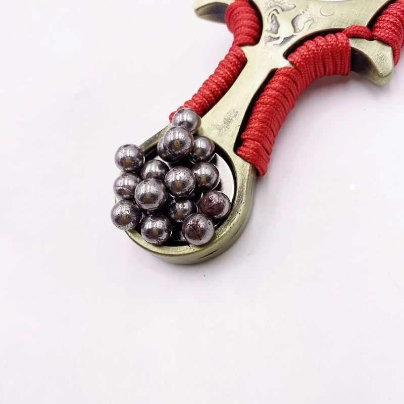 Lance-pierre en aluminium avec porte-billes magnétique — miniature 2