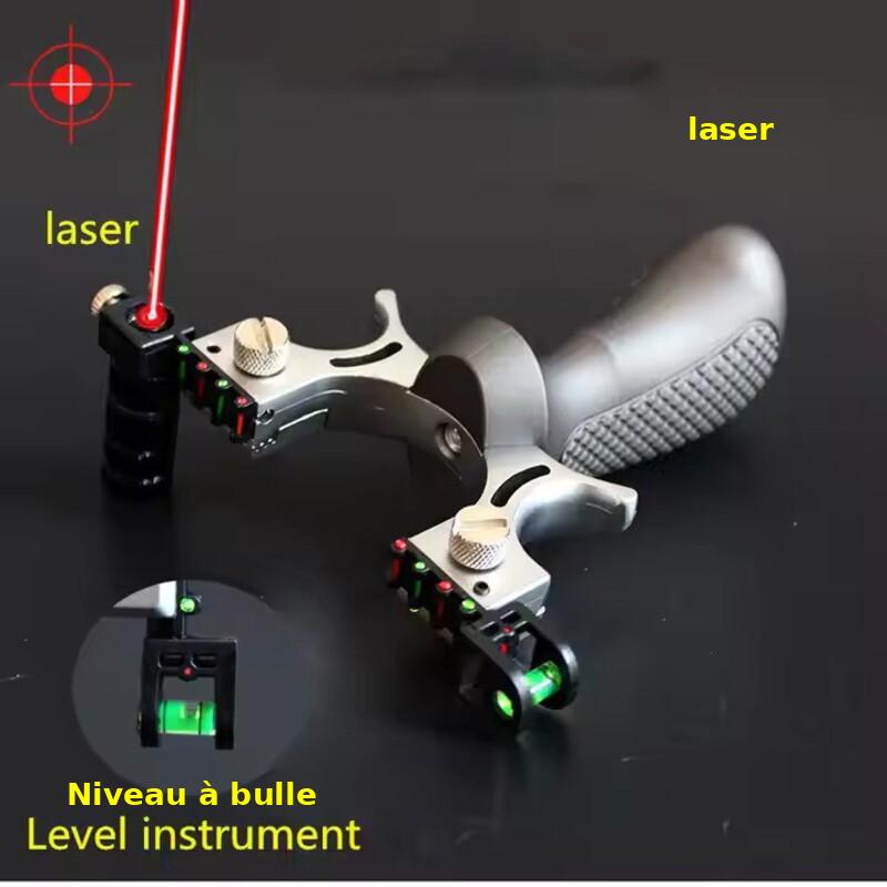 Lance-pierre 98K en résine avec laser et élastique plat — miniature 2