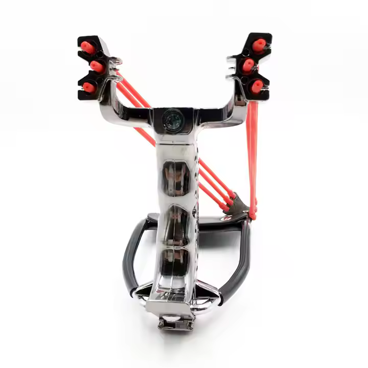 Lance-pierre pliable en plastique renforcé avec appui-poignet — miniature 6