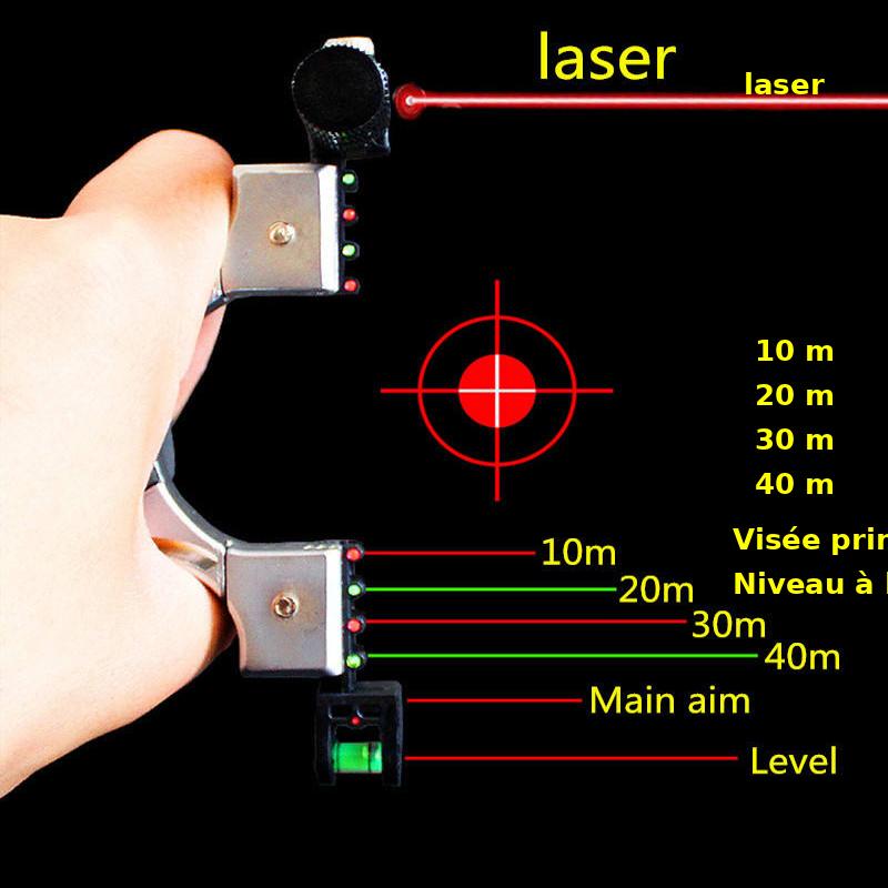 Lance-pierre 98K en résine avec laser et élastique plat — miniature 5